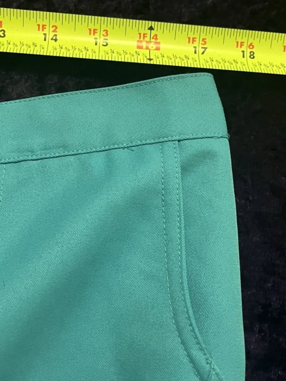 Alfred Dunner 2 Pc Outfit Size L Top 16 Capri Short Pants Summer Set Green Blue